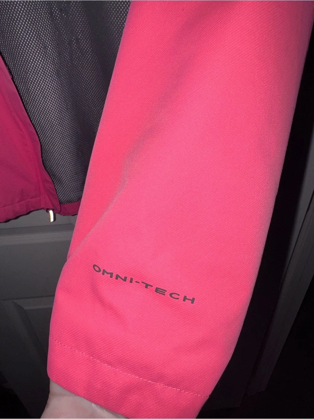 Columbia Kids Bright Pink Hooded Rain Jacket